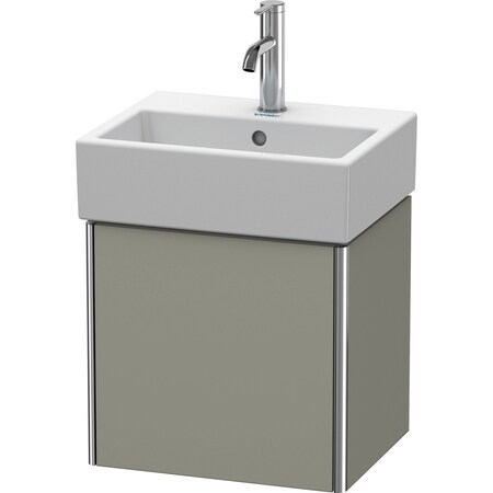 Duravit Xsquare Wall-Mounted Vanity Unit Stone Gray Satin Matt XS4090L9292